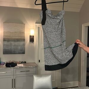 Black and White One Shoulder Dress from Skunk Hunk